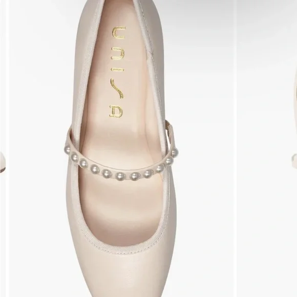 Unisa Women's Cream Ballet Flats - Picture 3 of 6